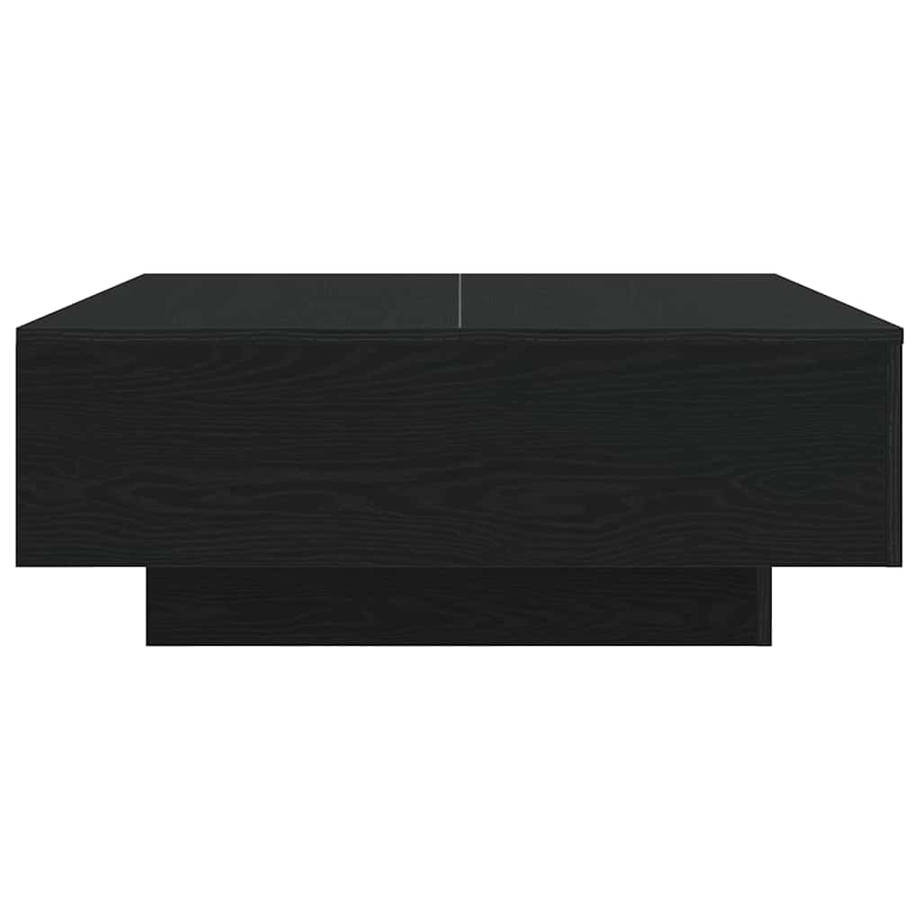 vidaXL Τραπεζάκι σαλονιού Μαύρη Οξυά 80 x 80 x 31 cm