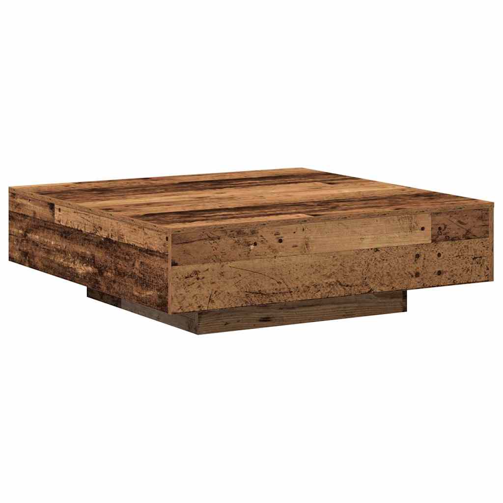 vidaXL Τραπεζάκι σαλονιού Παλιό Ξύλο 100 x 100 x 31 cm