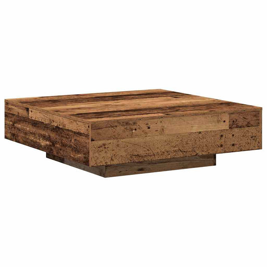 vidaXL Τραπεζάκι σαλονιού Παλιό Ξύλο 100 x 100 x 31 cm