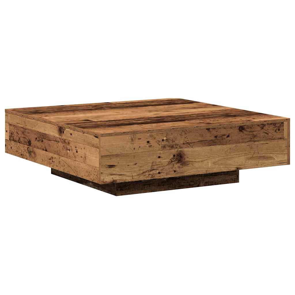 vidaXL Τραπεζάκι σαλονιού Παλιό Ξύλο 100 x 100 x 31 cm