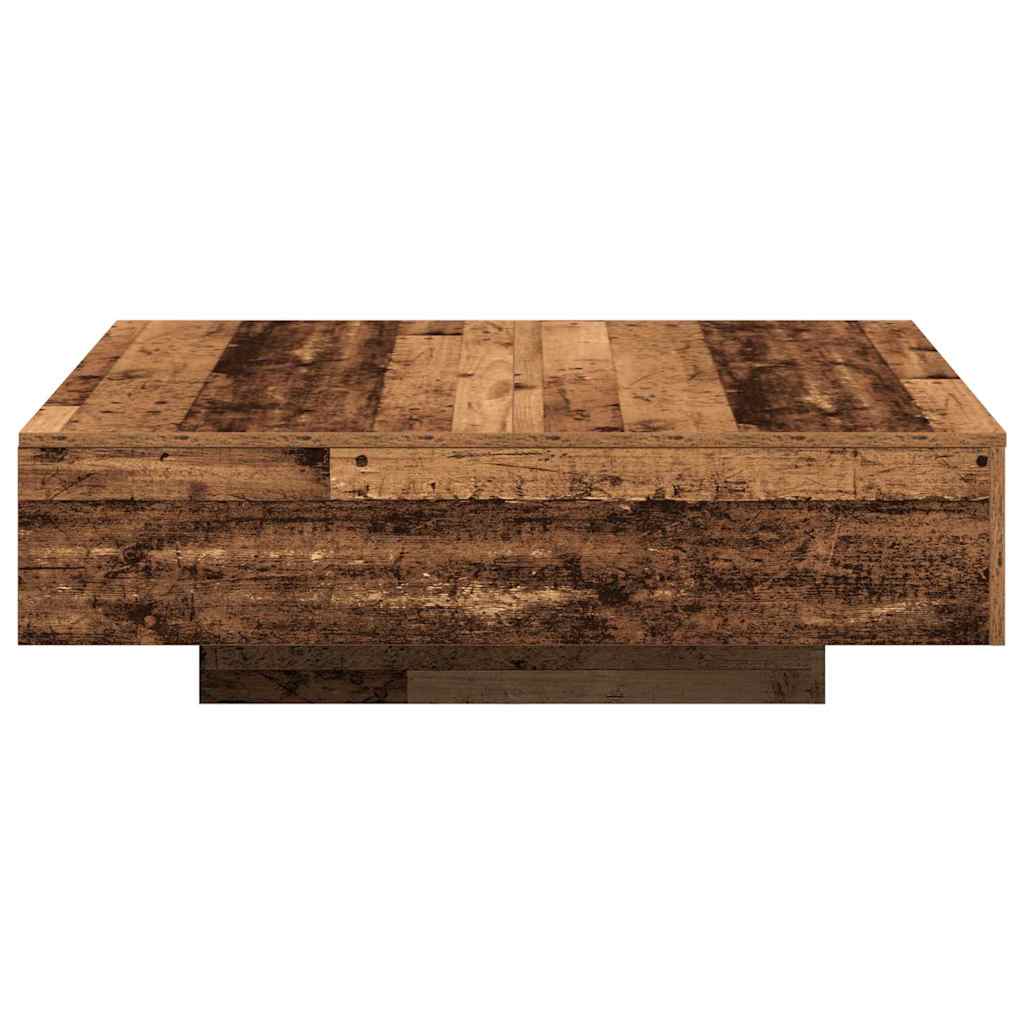 vidaXL Τραπεζάκι σαλονιού Παλιό Ξύλο 100 x 100 x 31 cm