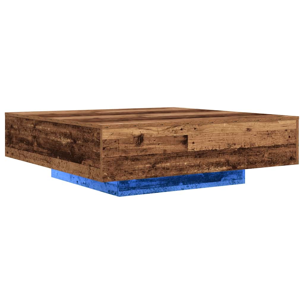 vidaXL Τραπεζάκι σαλονιού Παλιό ξύλο 100 x 100 x 31 cm