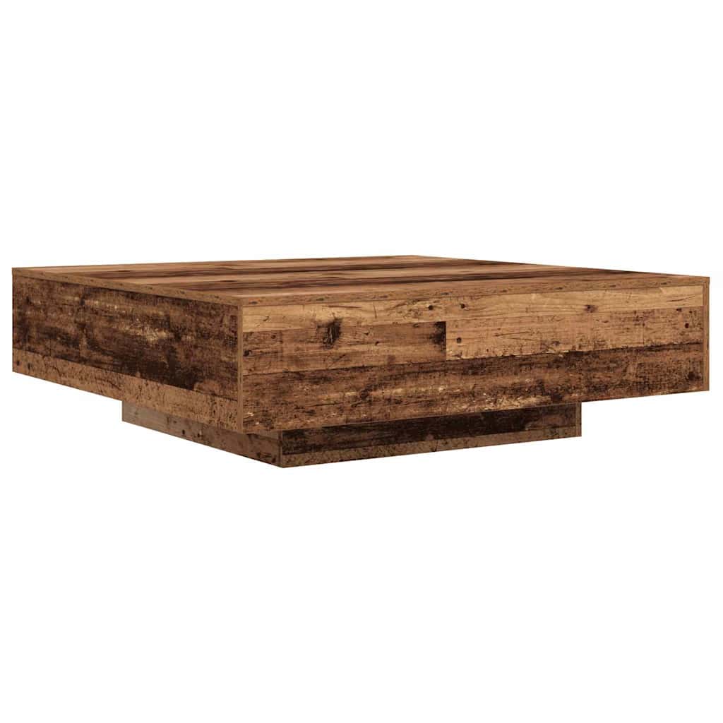 vidaXL Τραπεζάκι σαλονιού Παλιό ξύλο 100 x 100 x 31 cm