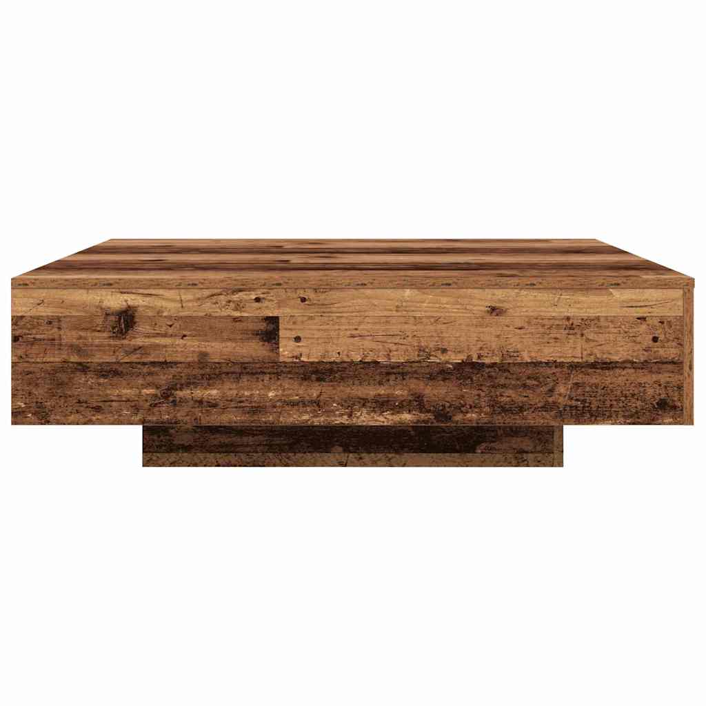 vidaXL Τραπεζάκι σαλονιού Παλιό ξύλο 100 x 100 x 31 cm
