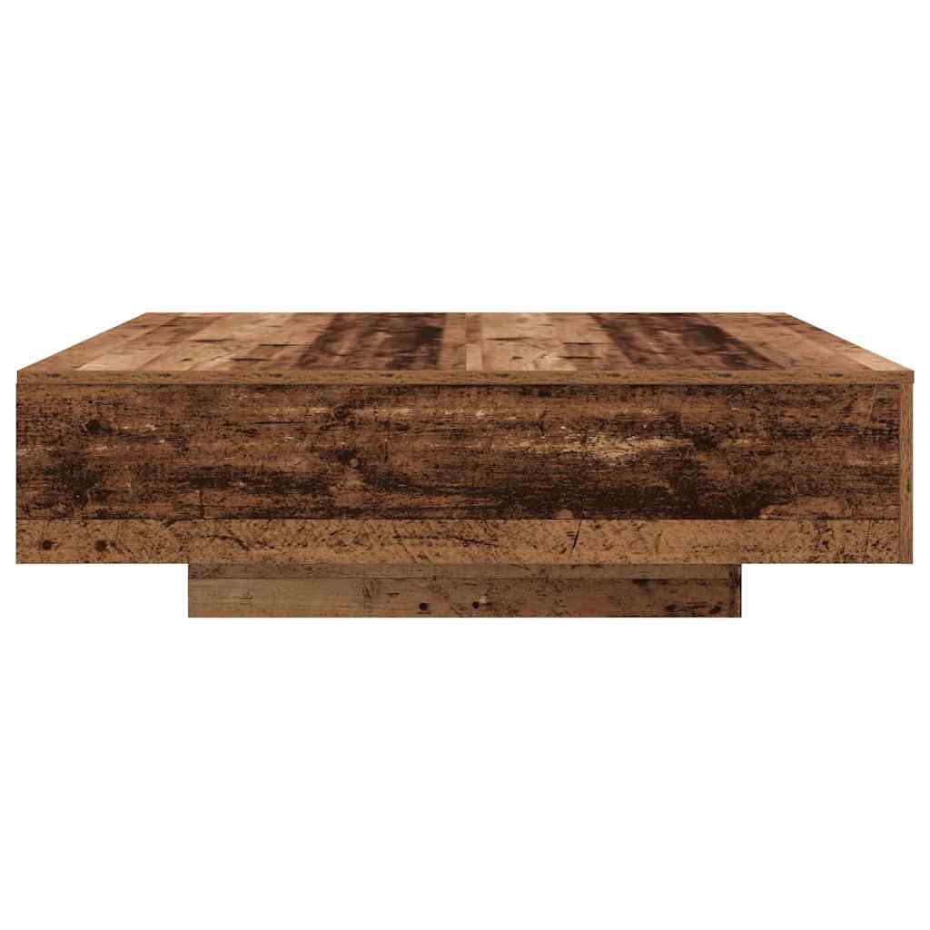 vidaXL Τραπεζάκι σαλονιού Παλιό ξύλο 100 x 100 x 31 cm