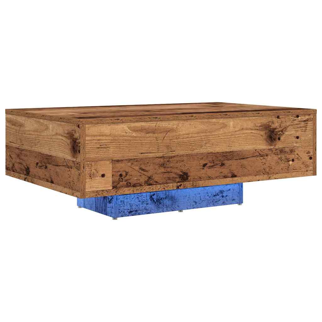 vidaXL Τραπεζάκι σαλονιού Παλιό ξύλο 85 x 55 x 31 cm