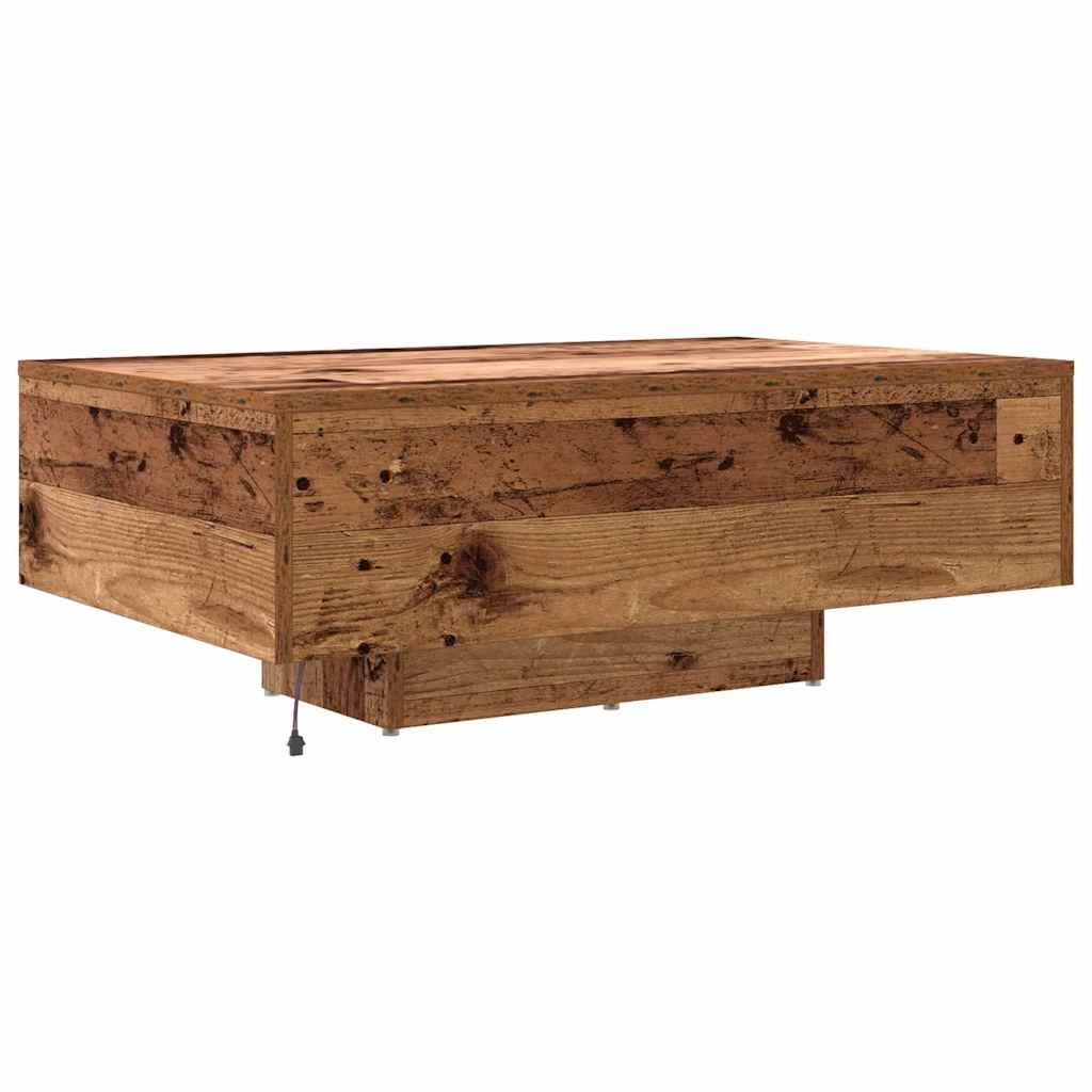 vidaXL Τραπεζάκι σαλονιού Παλιό ξύλο 85 x 55 x 31 cm