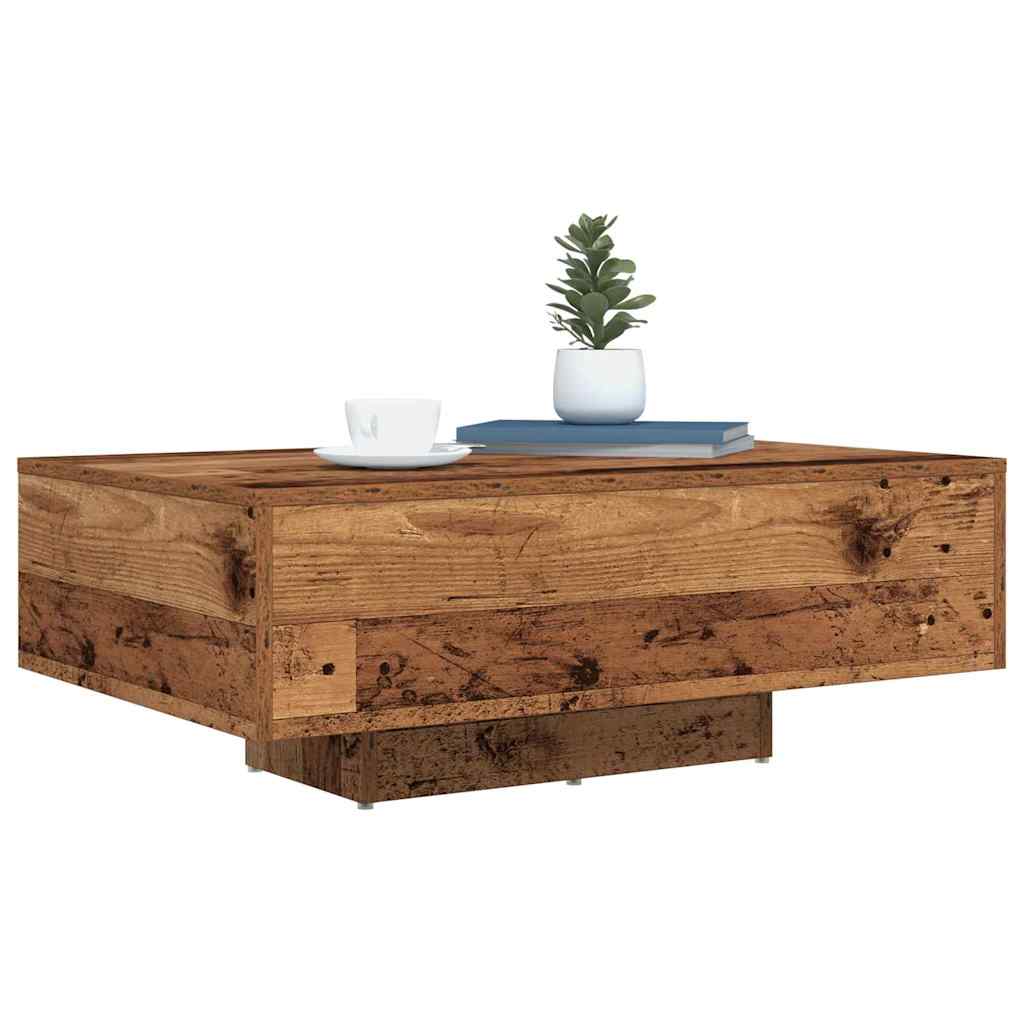 vidaXL Τραπεζάκι σαλονιού Παλιό ξύλο 85 x 55 x 31 cm