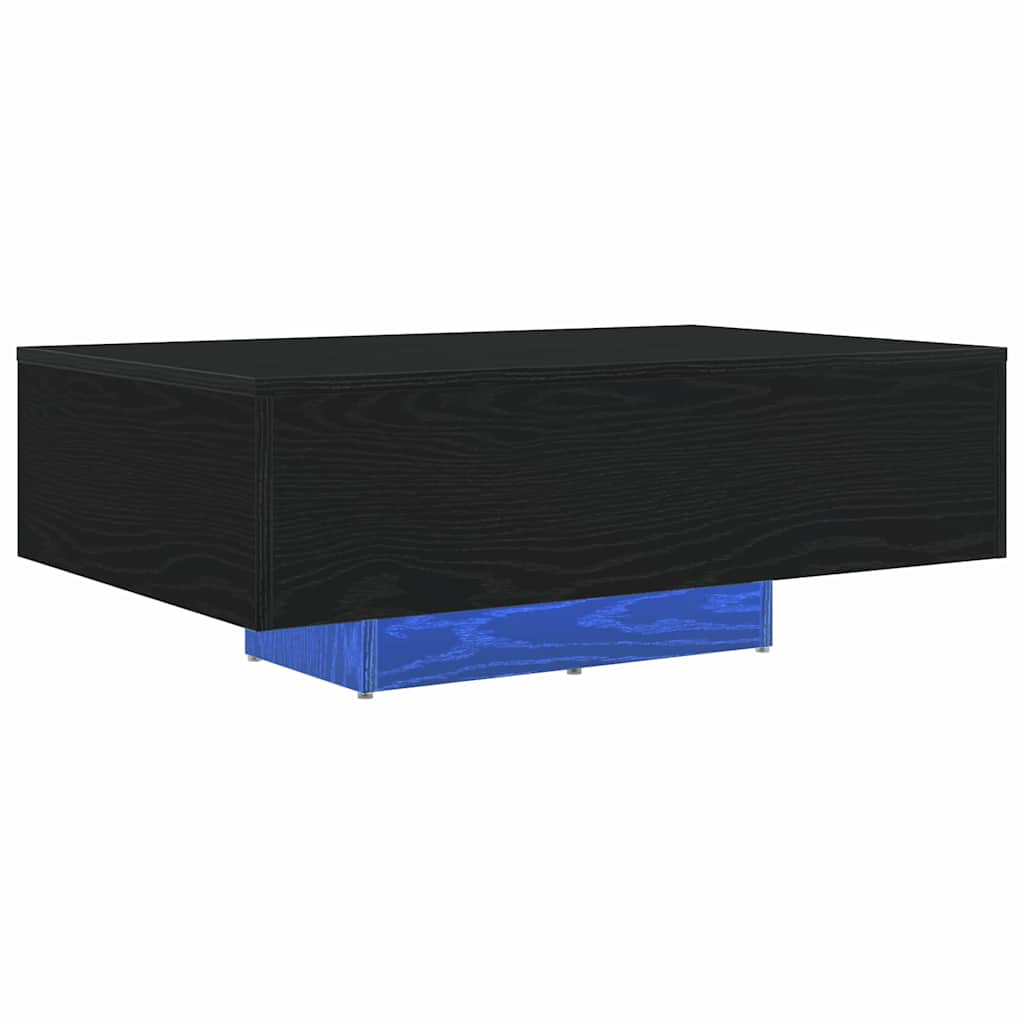 vidaXL Τραπεζάκι σαλονιού Μαύρη Οξυά 85 x 55 x 31 cm