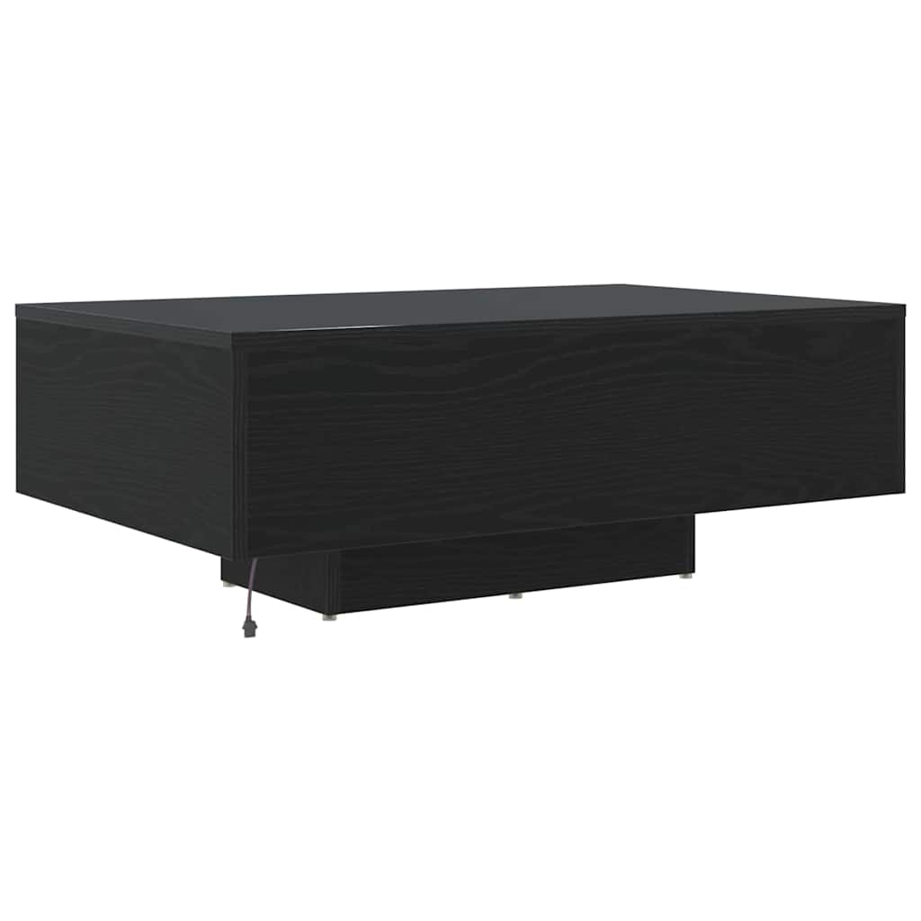 vidaXL Τραπεζάκι σαλονιού Μαύρη Οξυά 85 x 55 x 31 cm
