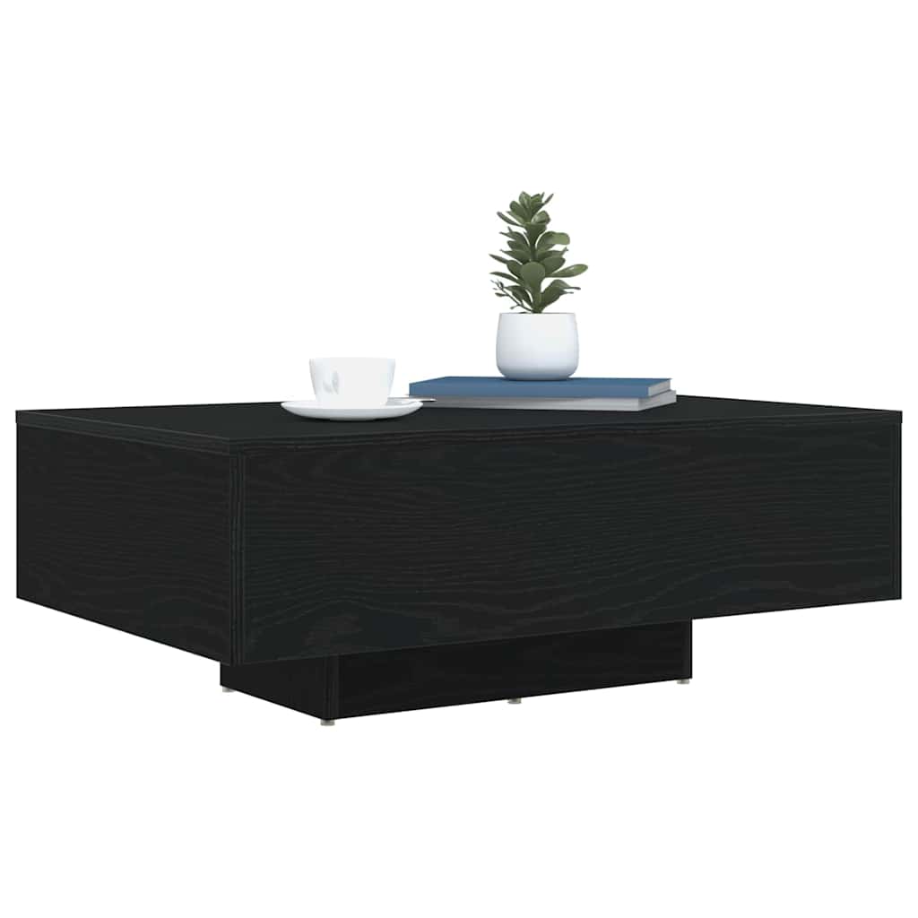 vidaXL Τραπεζάκι σαλονιού Μαύρη Οξυά 85 x 55 x 31 cm