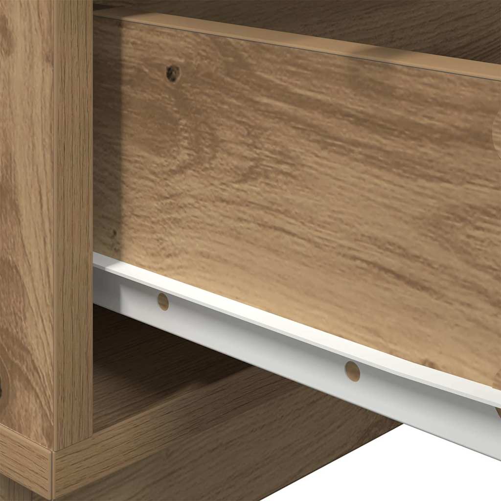 vidaXL Κομοδίνο Artisan Oak 70 x 36 x 40,5 εκ. Επεξεργασμένο ξύλο