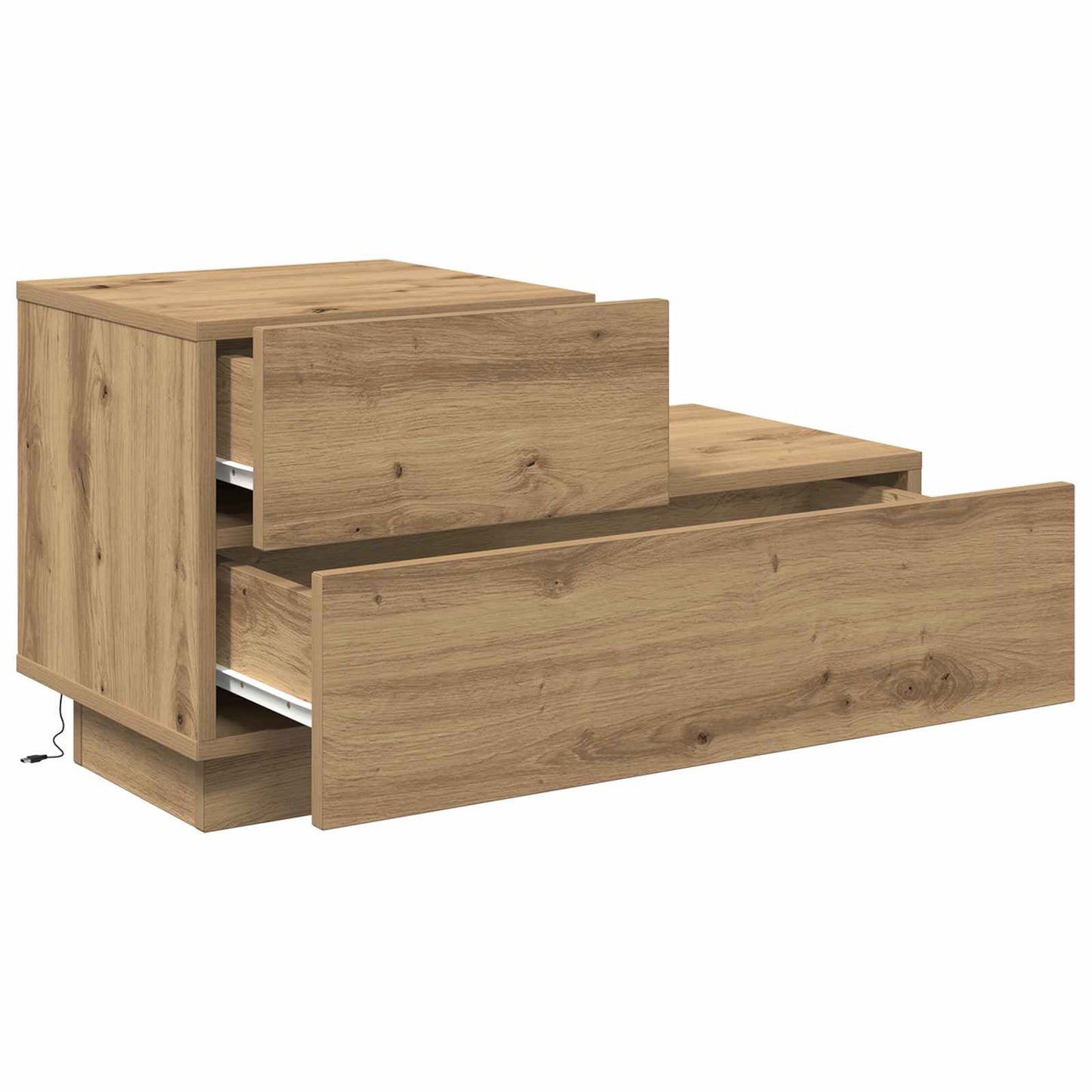 vidaXL Κομοδίνο Artisan Oak 70 x 36 x 40,5 εκ. Επεξεργασμένο ξύλο