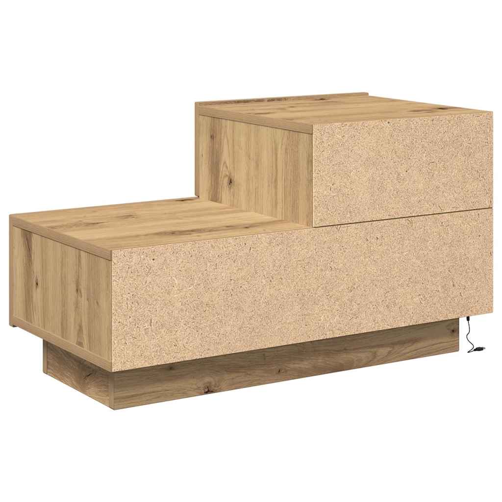 vidaXL Κομοδίνο Artisan Oak 70 x 36 x 40,5 εκ. Επεξεργασμένο ξύλο