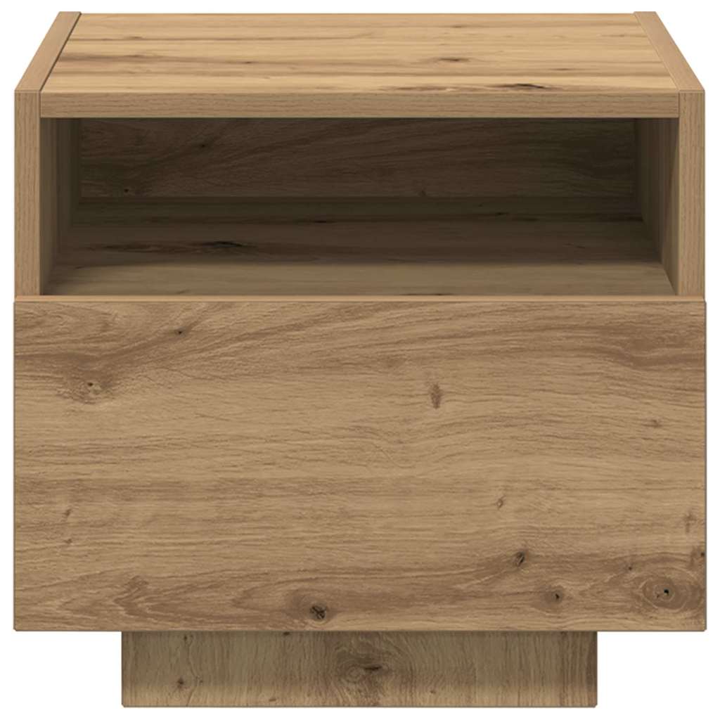 vidaXL Κομοδίνο Artisan Oak 40 x 39 x 37 εκ Επεξεργασμένο ξύλο