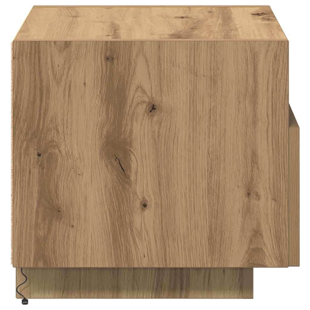 vidaXL Κομοδίνο Artisan Oak 40 x 39 x 37 εκ Επεξεργασμένο ξύλο