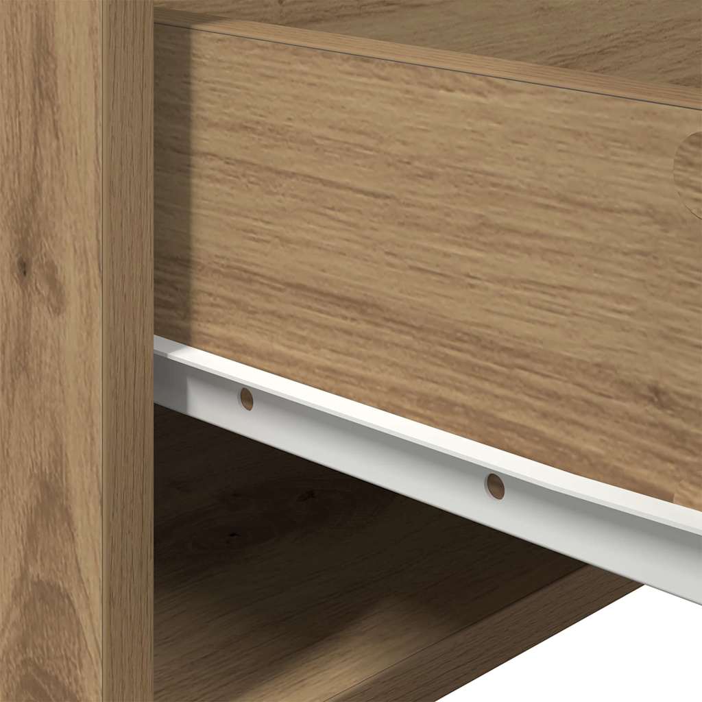 vidaXL Τοίχου κομοδίνο Artisan Oak 50 x 36 x 30 εκ Επεξεργασμένο ξύλο