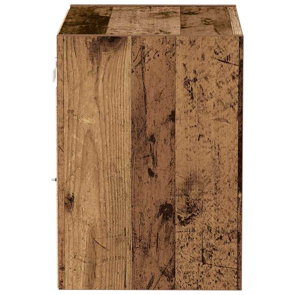 vidaXL Πλωτό ράφι 2 pcs Καφέ 40 x 28.5 x 40 εκ Επεξεργασμένο ξύλο