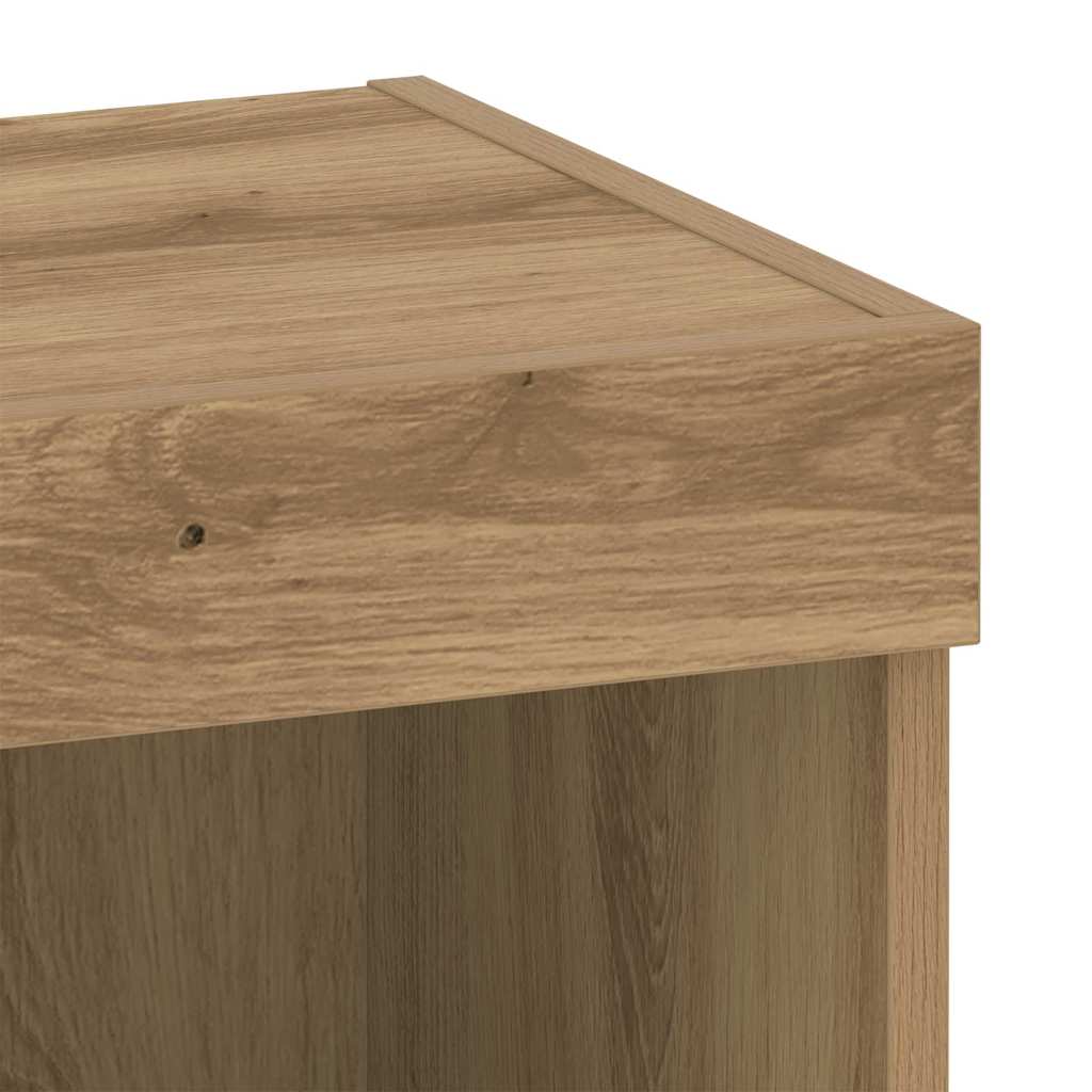 vidaXL Σετ επίπλου τηλεόρασης Επιτοίχιο Artisan Oak 40 x 30 x 30 εκ