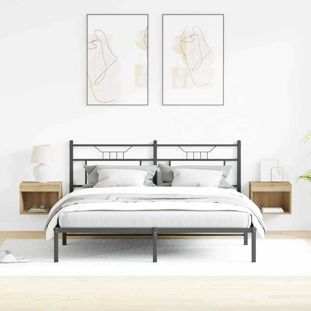 vidaXL Σετ επίπλου τηλεόρασης 2 pcs Artisan Oak 40 x 30 x 30 εκ