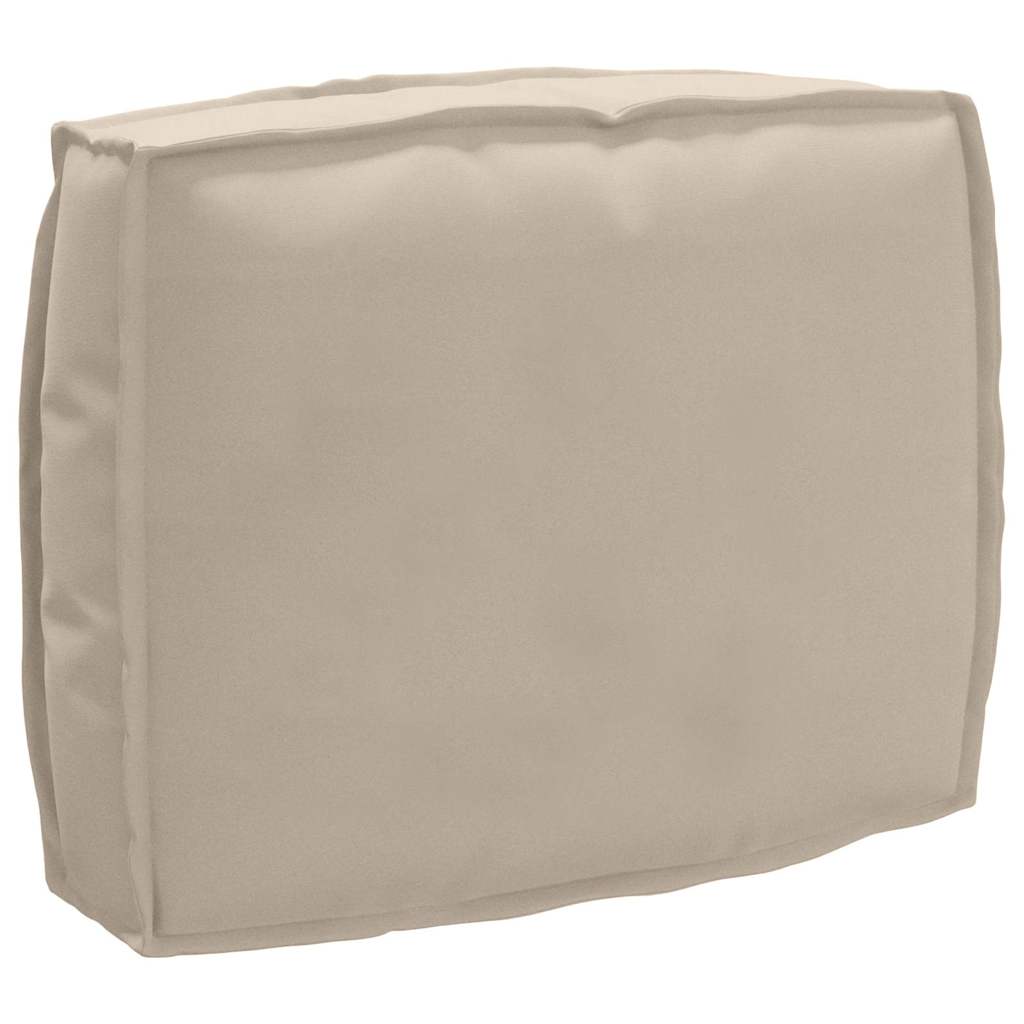 vidaXL Μαξιλάρι παλέτας για πλάτη Taupe 50 x 40 x 12 cm Ύφασμα Oxford