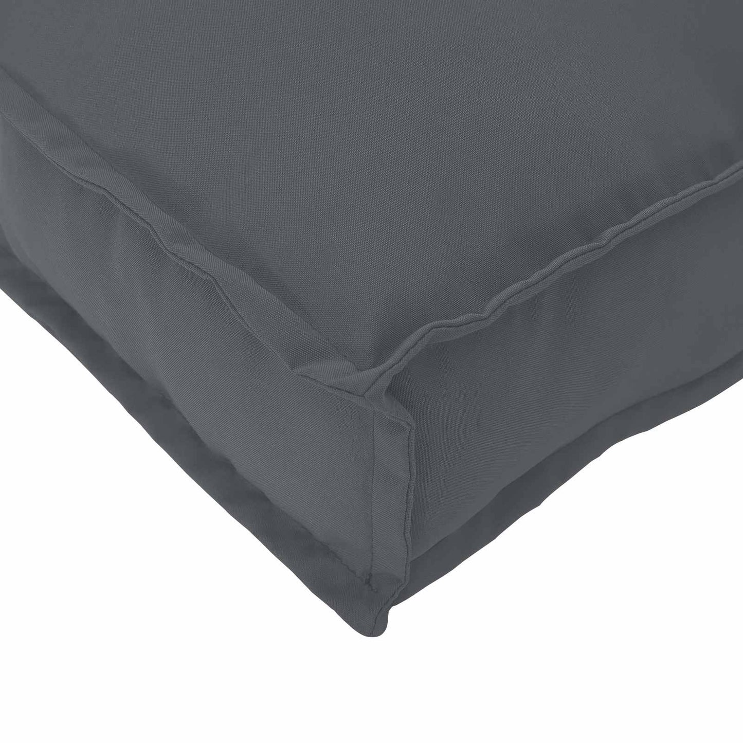 vidaXL Μαξιλάρι Ύφασμα Όξφορντ Ανθρακί 50 x 50 x 12 cm