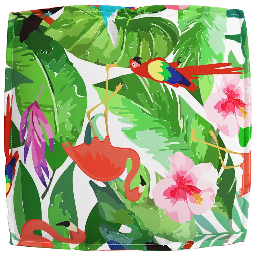 vidaXL Μαξιλάρι παλέτας για κάθισμα Floral Πολύχρωμο 50 x 50 x 12 cm