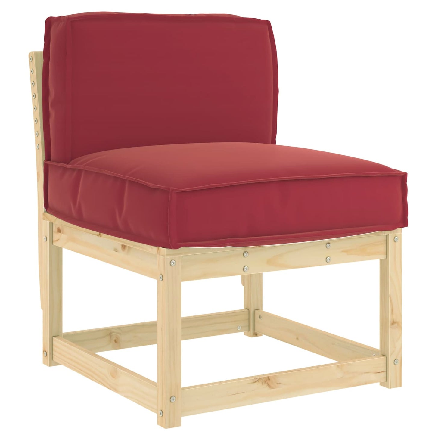 vidaXL Μαξιλάρι Κόκκινο 60 x 40 x 12 cm Ύφασμα Όξφορντ