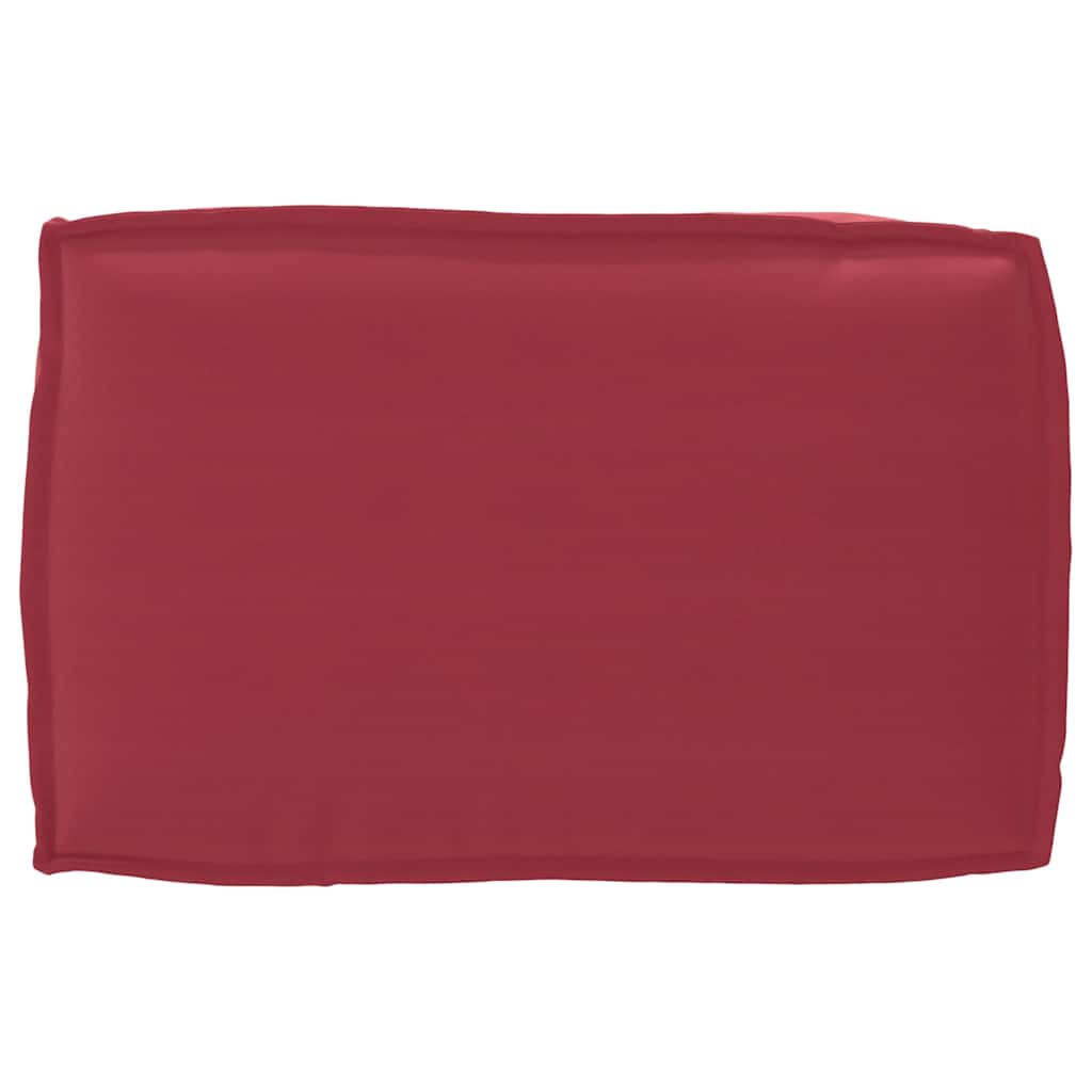 vidaXL Μαξιλάρι παλέτας για πλάτη με μαξιλάρι Κόκκινο 60 x 40 x 12 cm