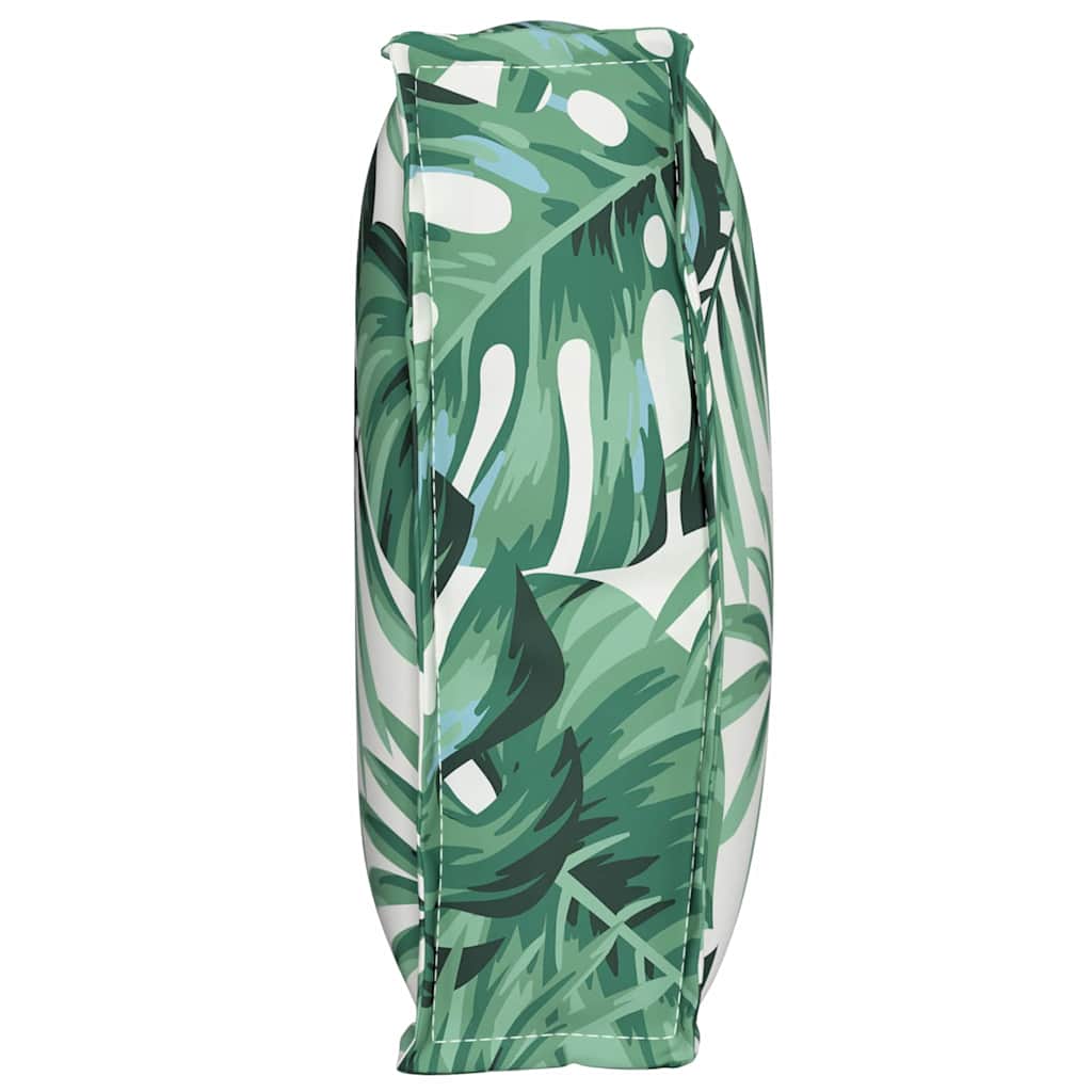 vidaXL Μαξιλάρι παλέτας για πλάτη Floral Μοτίβο φύλλων 60 x 40 x 12 cm