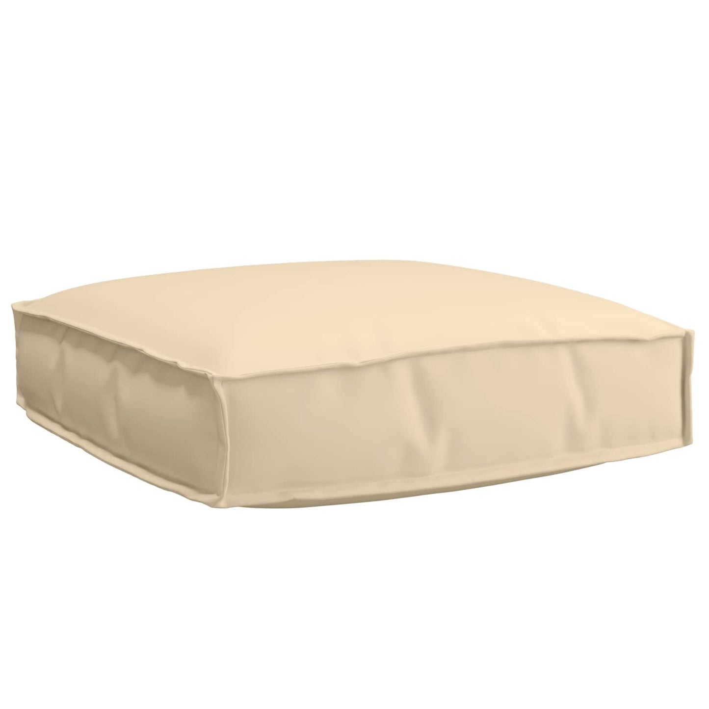 vidaXL Μαξιλάρι Μπεζ 60 x 60 x 12 cm Ύφασμα Όξφορντ