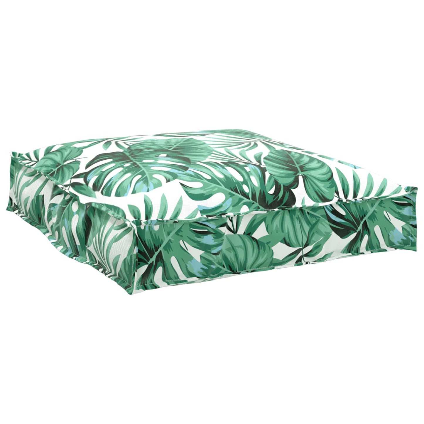 vidaXL Μαξιλάρι Φύλλο Σχέδιο Φύλλου 70 x 70 x 12 cm Ύφασμα Όξφορντ