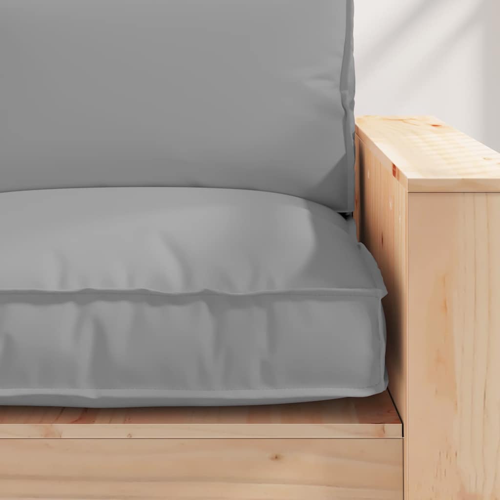 vidaXL Μαξιλάρι Γκρι 80 x 80 x 12 cm Ύφασμα Όξφορντ