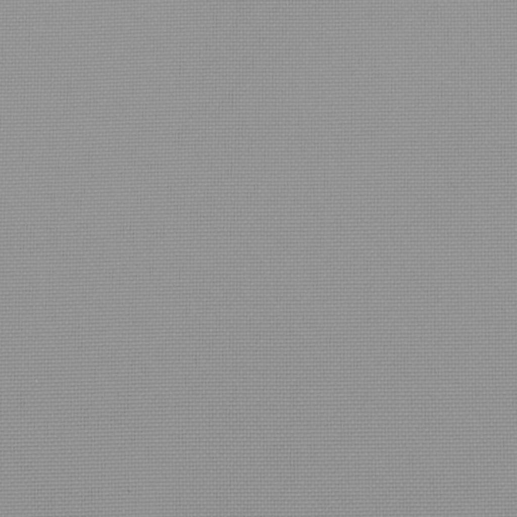 vidaXL Μαξιλάρι Γκρι 80 x 80 x 12 cm Ύφασμα Όξφορντ