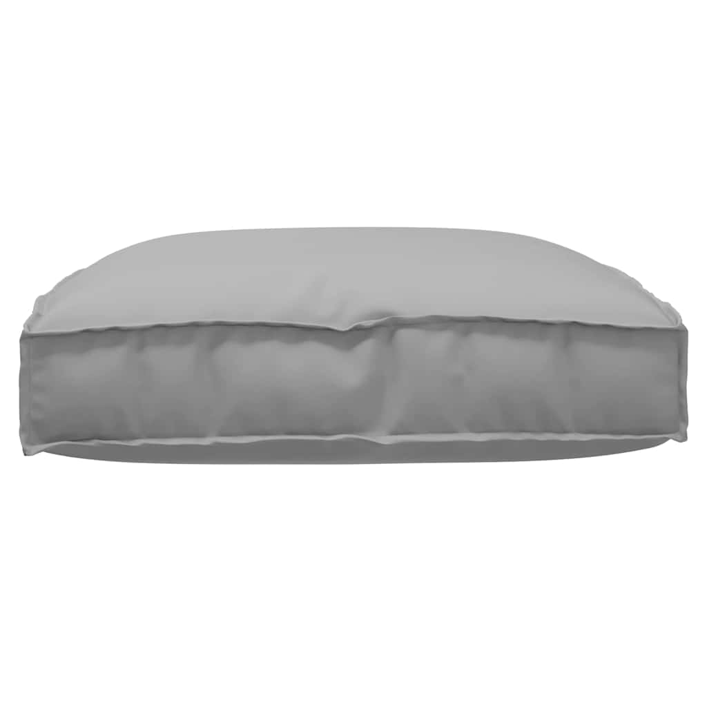 vidaXL Μαξιλάρι Γκρι 80 x 80 x 12 cm Ύφασμα Όξφορντ