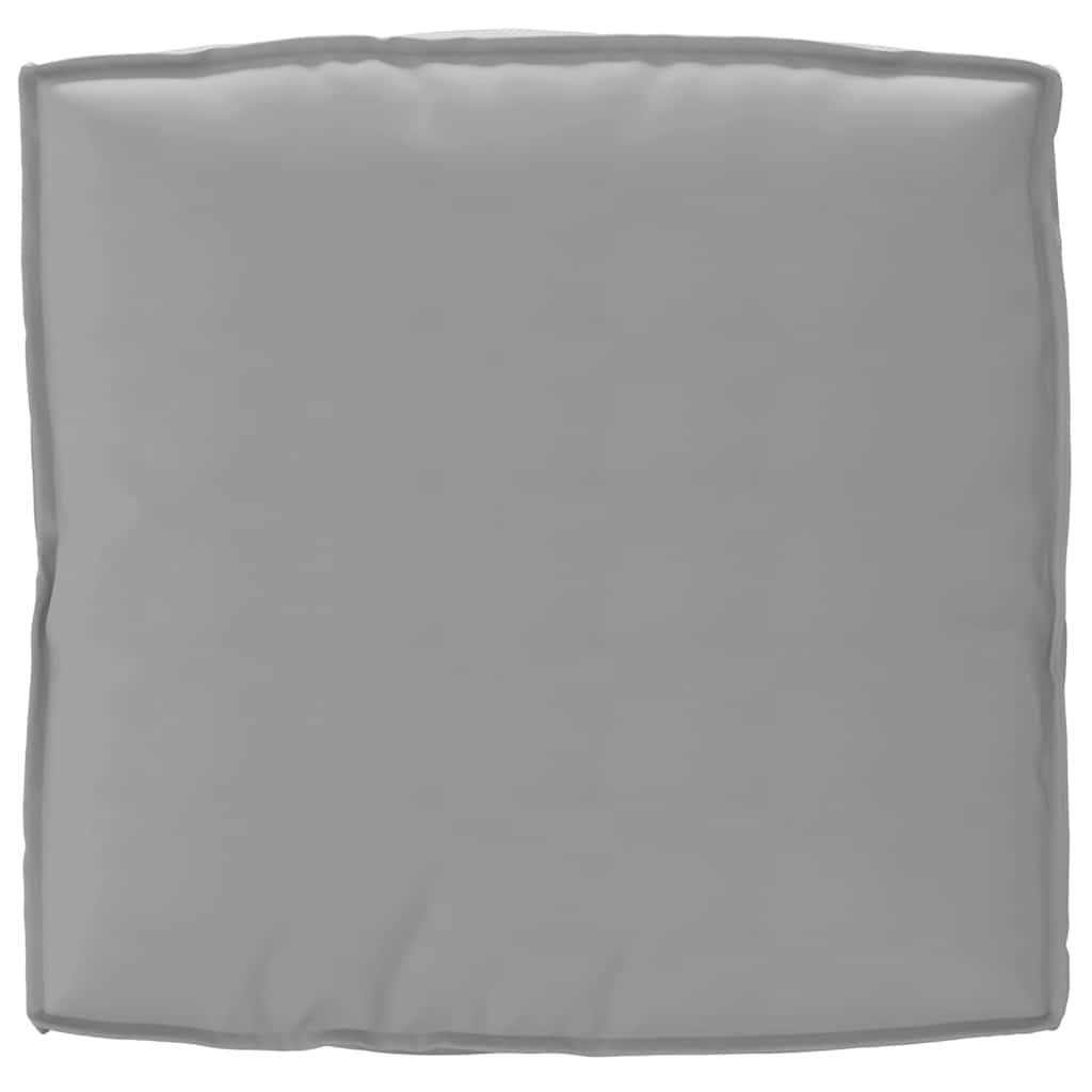 vidaXL Μαξιλάρι Γκρι 80 x 80 x 12 cm Ύφασμα Όξφορντ