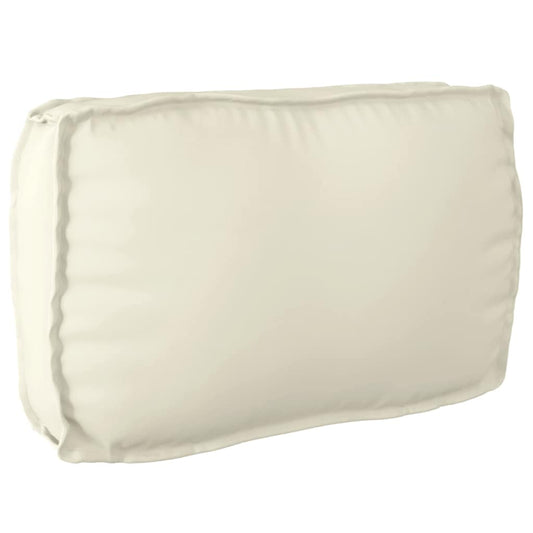 vidaXL Μαξιλάρι Κρεμ 70 x 40 x 12 cm Ύφασμα Όξφορντ