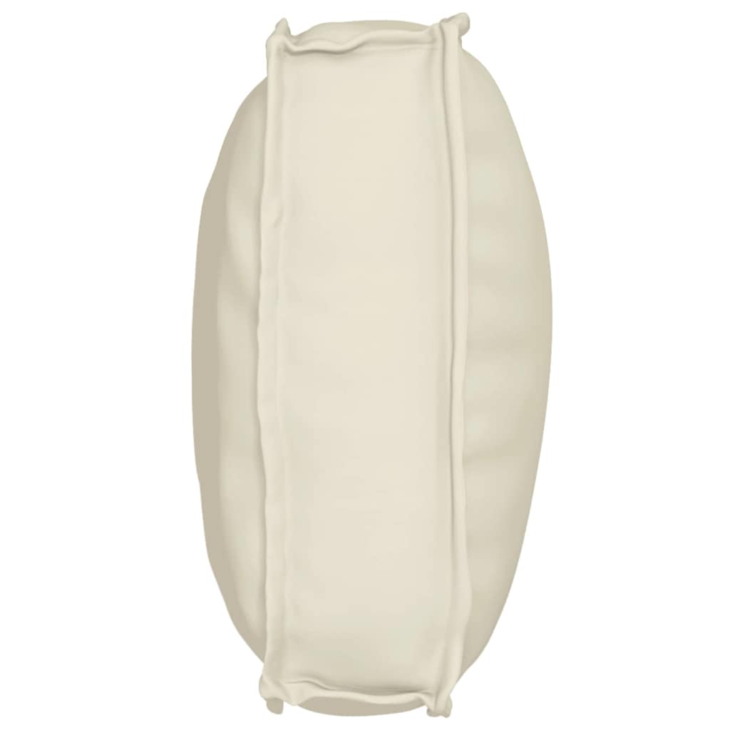 vidaXL Μαξιλάρι Κρεμ 70 x 40 x 12 cm Ύφασμα Όξφορντ
