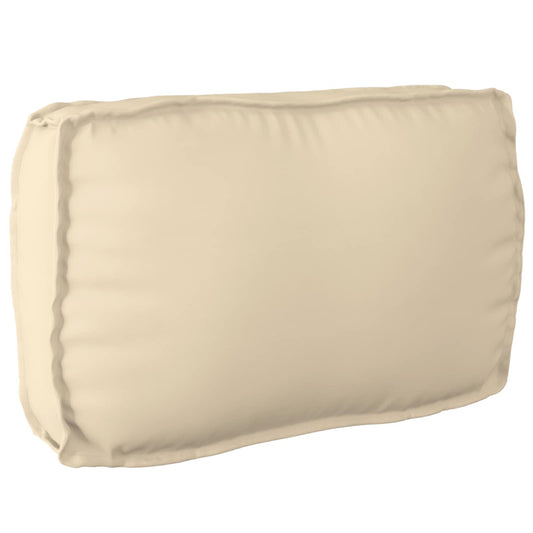 vidaXL Μαξιλάρι Μπεζ 70 x 40 x 12 cm Ύφασμα Όξφορντ