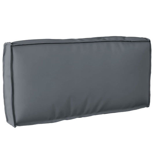 vidaXL Μαξιλάρι Ανθρακί 80 x 40 x 12 cm Ύφασμα Όξφορντ