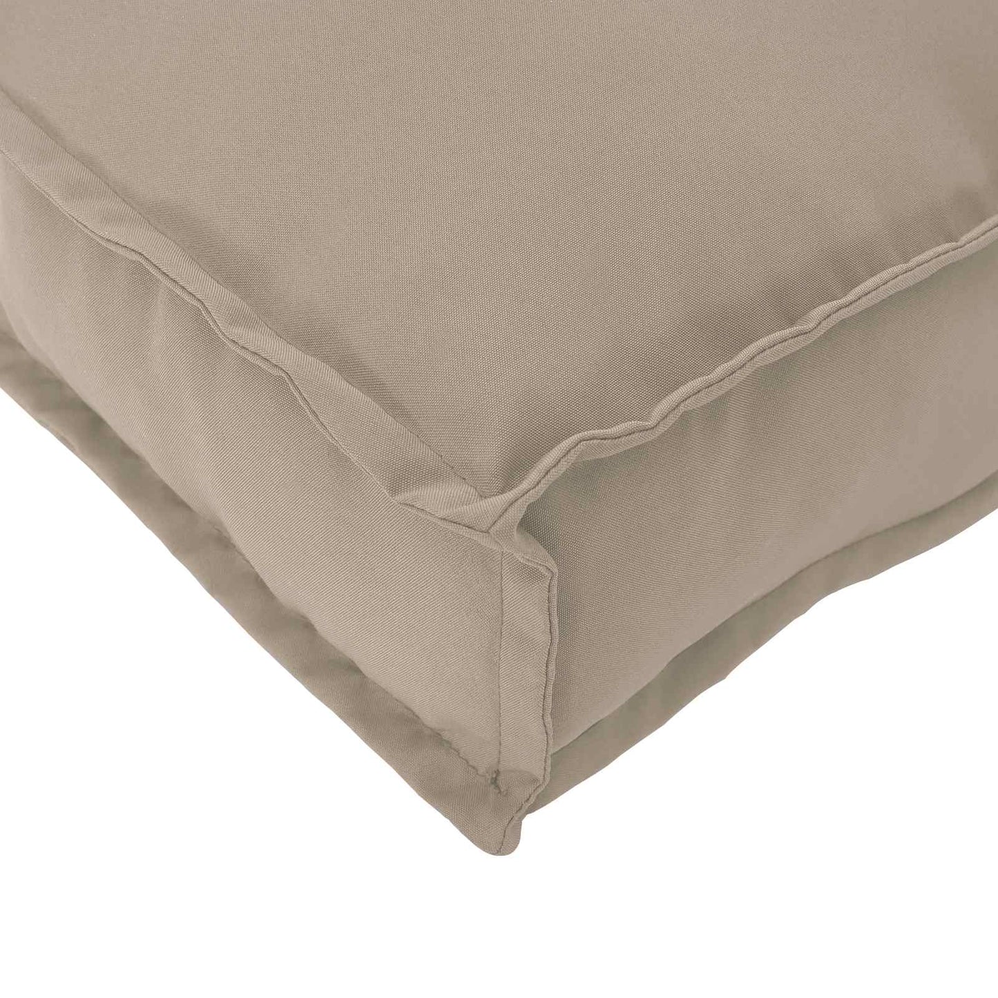 vidaXL Μαξιλάρι Ύφασμα Όξφορντ Taupe 80 x 40 x 12 cm