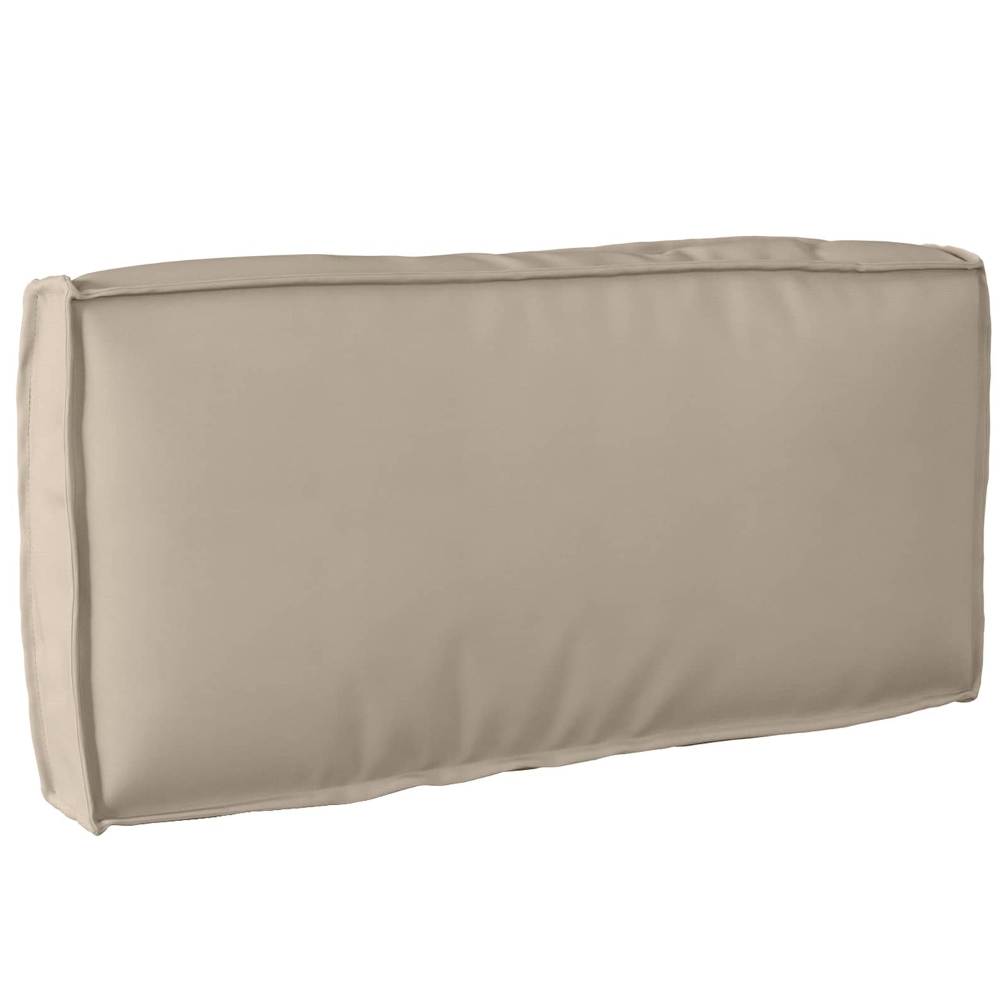 vidaXL Μαξιλάρι Ύφασμα Όξφορντ Taupe 80 x 40 x 12 cm