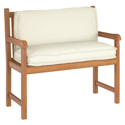 vidaXL Μαξιλάρι Κρεμ 120 x 40 x 12 cm Ύφασμα Όξφορντ