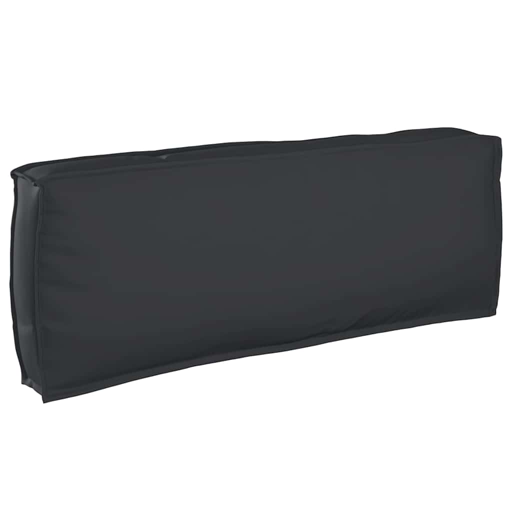 vidaXL Μαξιλάρι παλέτας για πλάτη Μαύρο 120 x 40 x 12 cm Ύφασμα Oxford