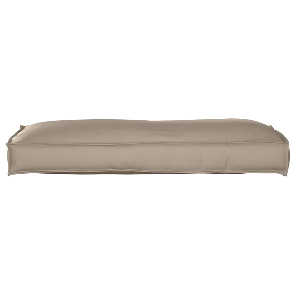 vidaXL Μαξιλάρι παλέτας για πλάτη Taupe 120 x 40 x 12 cm Ύφασμα Oxford
