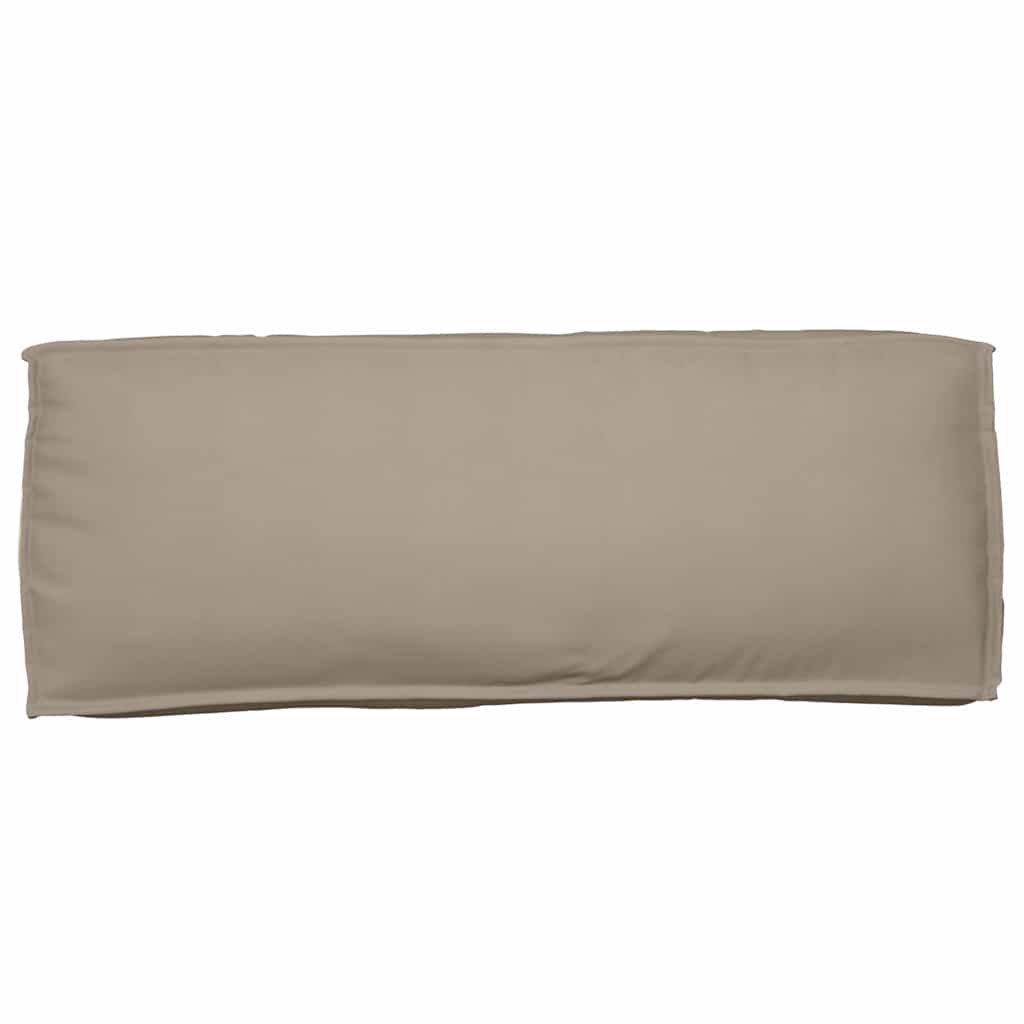 vidaXL Μαξιλάρι παλέτας για πλάτη Taupe 120 x 40 x 12 cm Ύφασμα Oxford