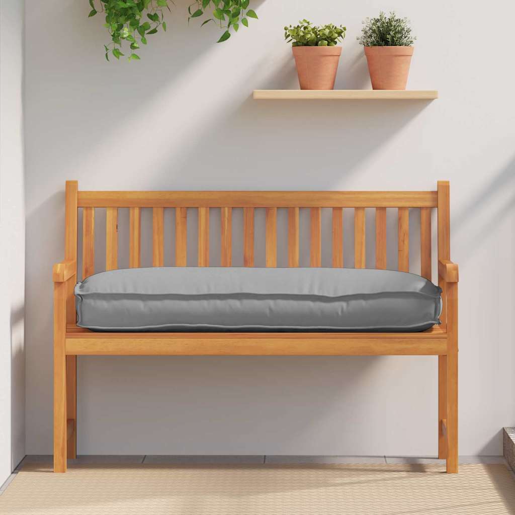 vidaXL Μαξιλάρι Γκρι 120 x 50 x 12 εκ. Ύφασμα Όξφορντ