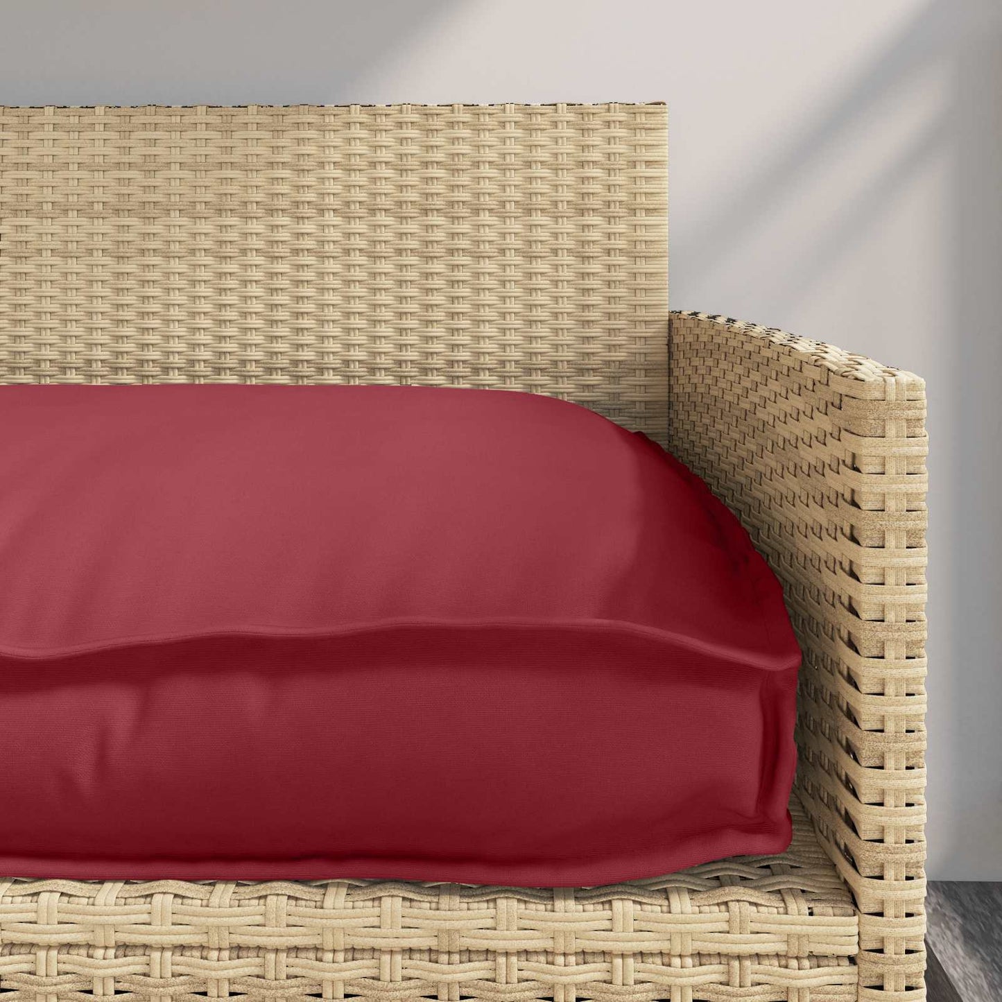vidaXL Μαξιλάρι Κόκκινο 120 x 60 x 12 εκ. Ύφασμα Όξφορντ