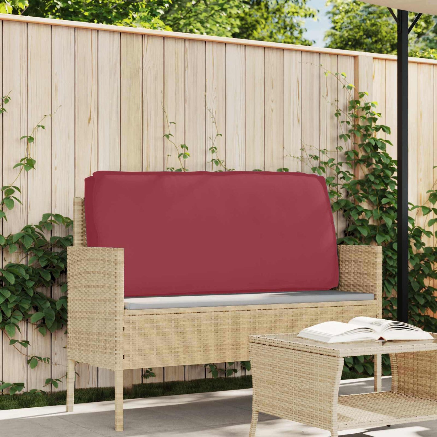 vidaXL Μαξιλάρι Κόκκινο 120 x 60 x 12 εκ. Ύφασμα Όξφορντ
