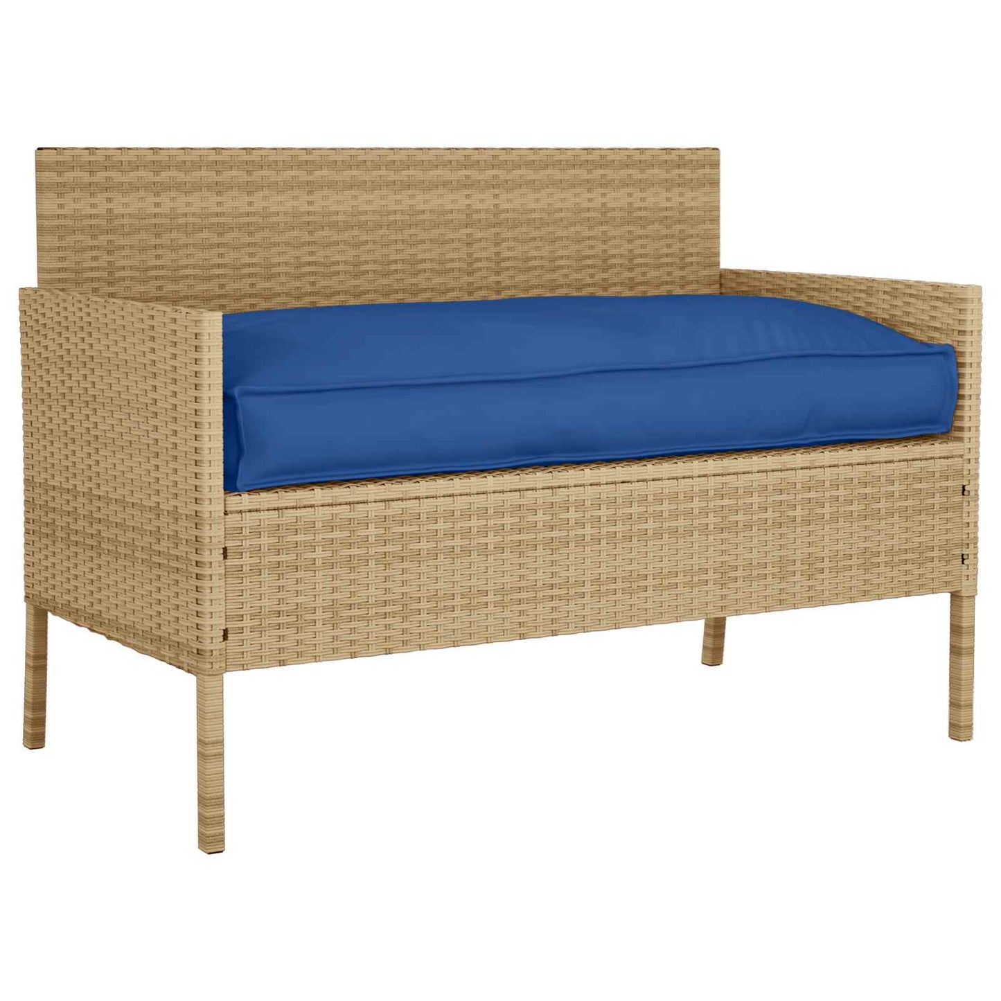 vidaXL Μαξιλάρι παλέτας για κάθισμα / πλάτη Μπλε Ρουά 120 x 60 x 12 εκ.